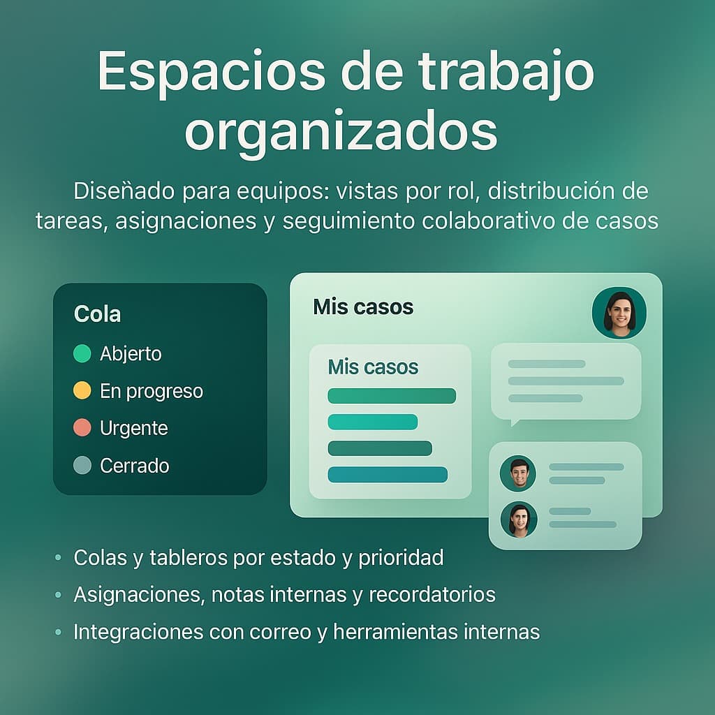 Backoffice colaborativo para gestion de casos